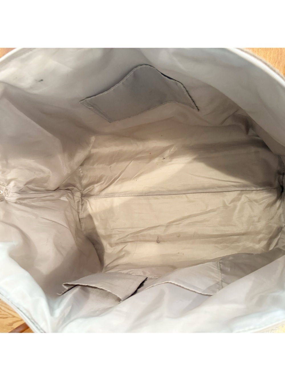 ✨ Large Taupe/Champagne Tote Bag — Carry-On / Weekend Bag - Picture 4 of 7